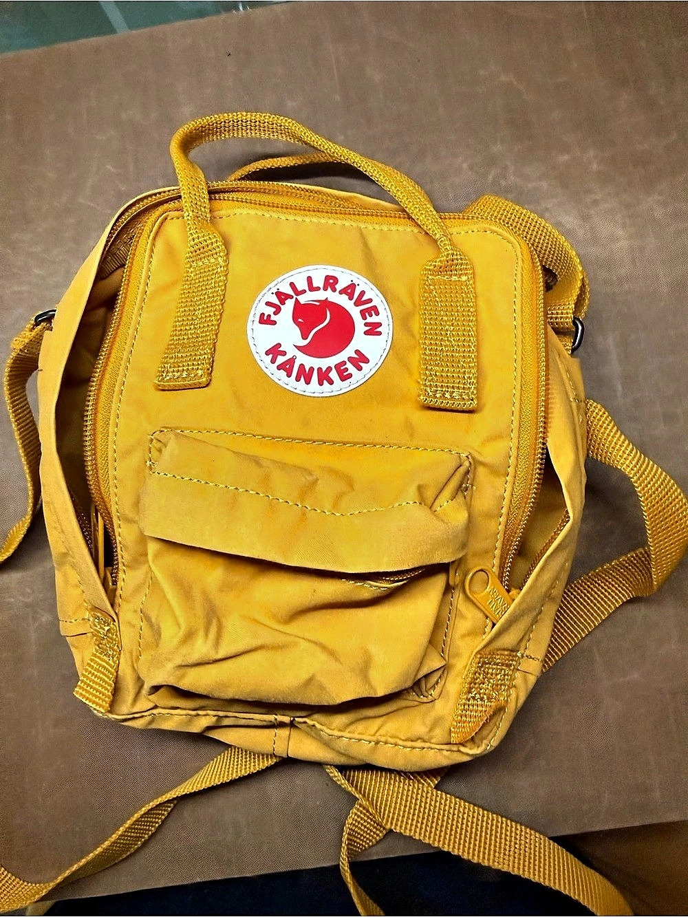 Fjallraven Kanken Mini Purse Yellow